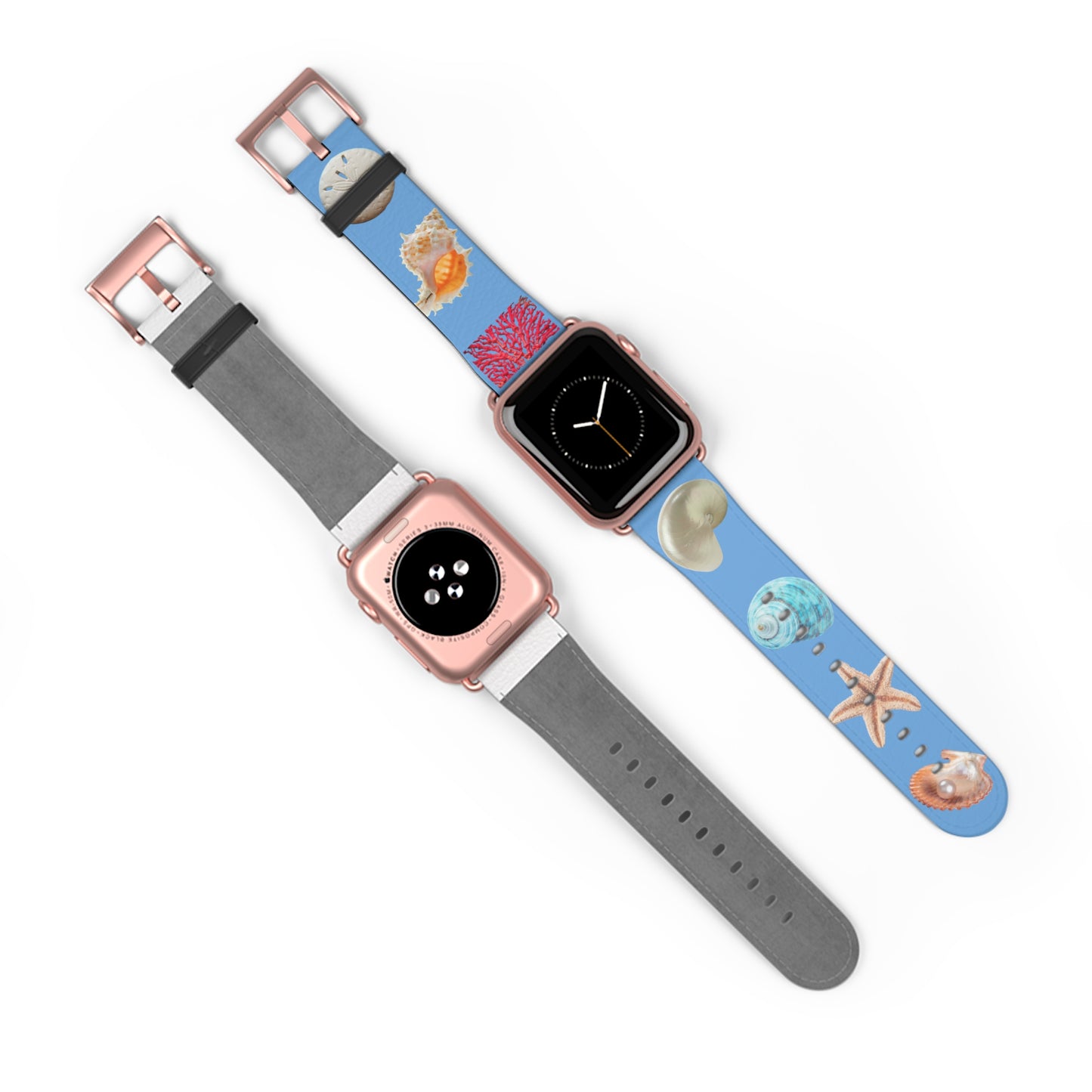 Apple Watch Band - Real Seashell Collection, lt blue