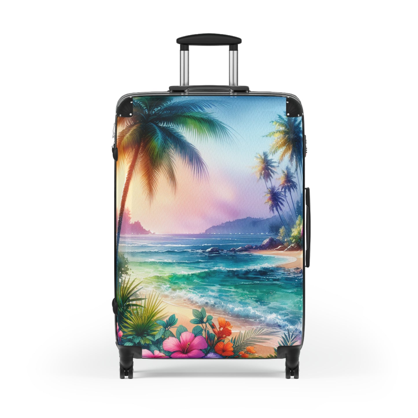 Tropical Suitcase - Stylish Travel Luggage for Adventurers / Bay of Peace