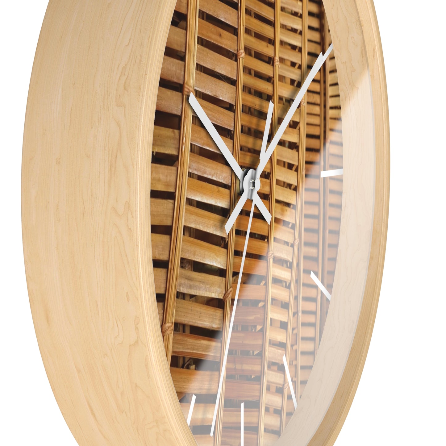 Natural Bamboo Flow Wall Clock - Perfect for Tropical Lifestyle Lovers