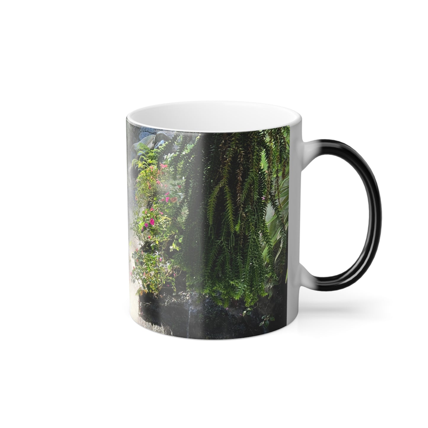 Color Morphing Mug, 11oz, Misty Rainforest River