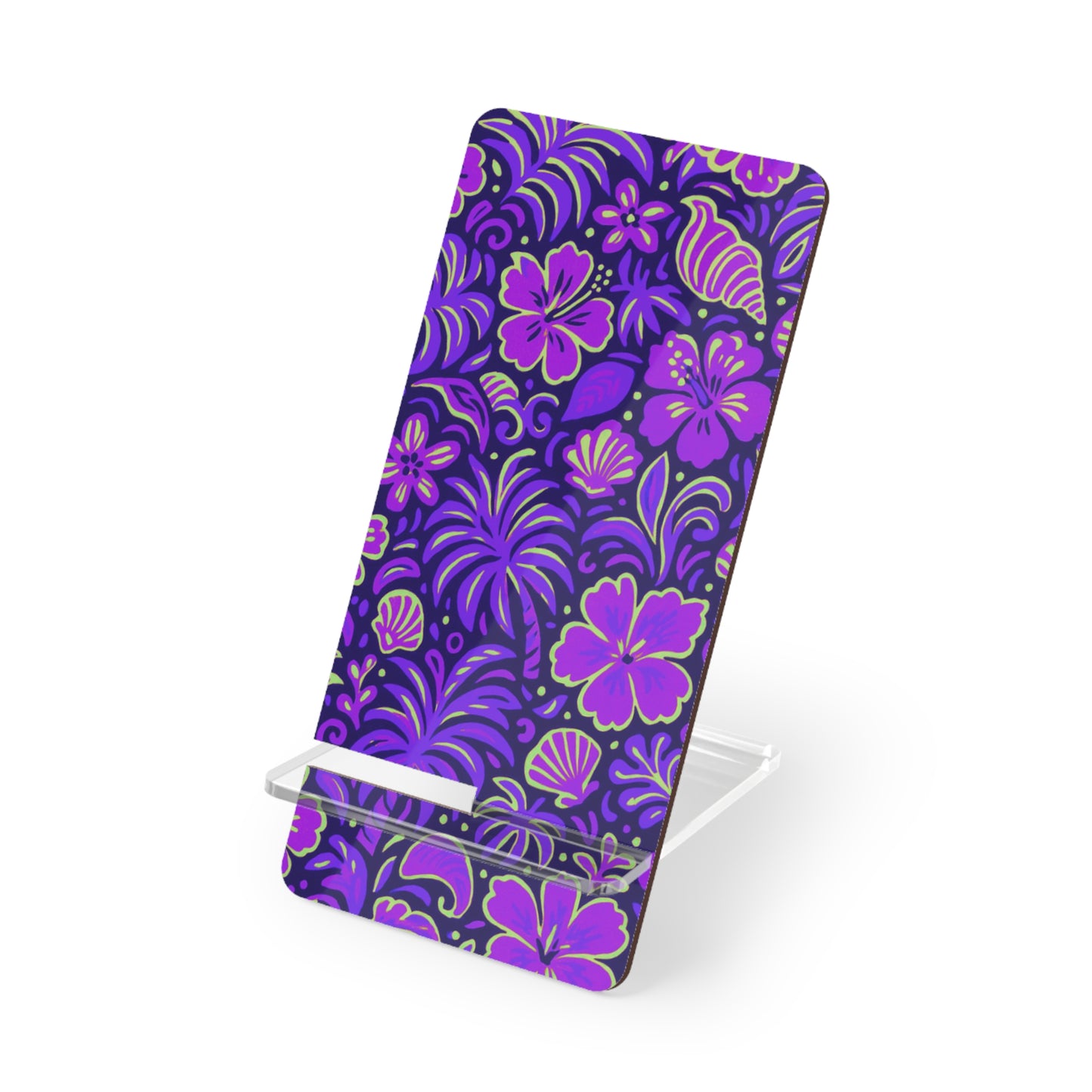 Stylish Smartphone Display Stand - Beach Dreams, Purple