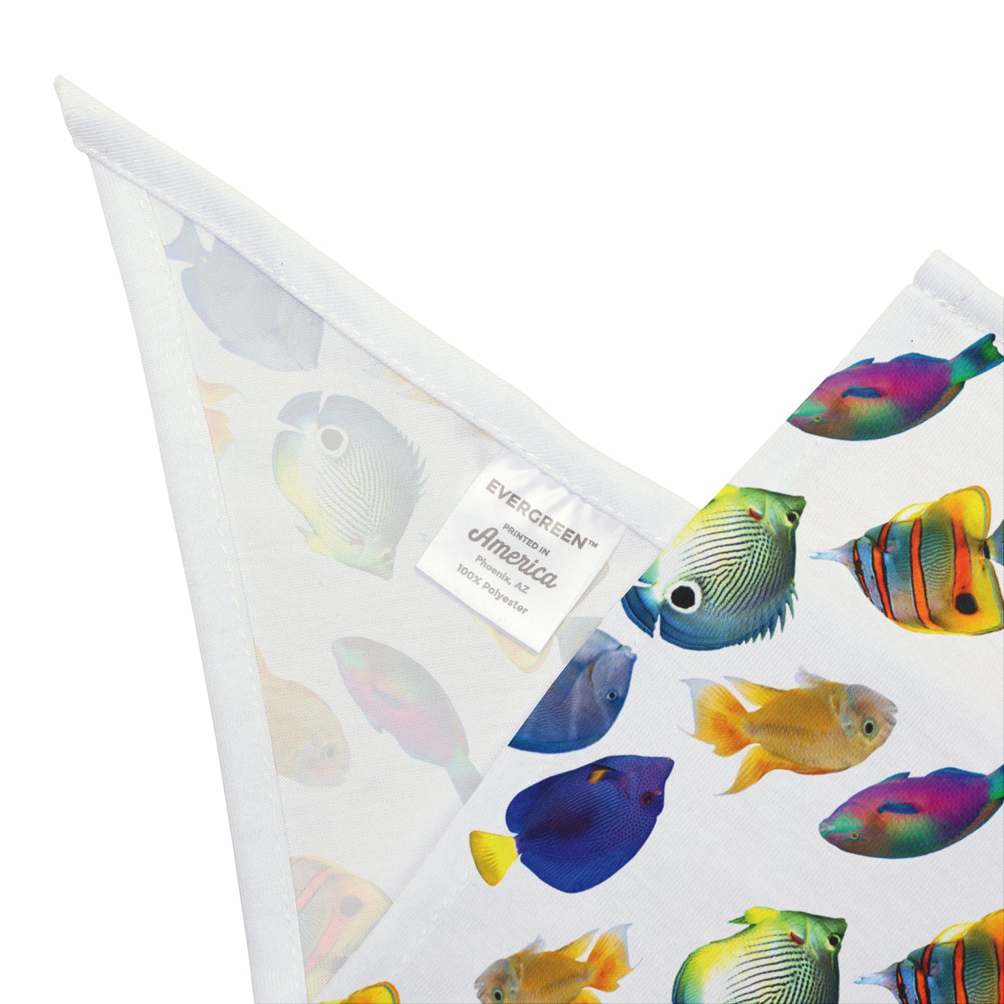 School of Fish Pet Bandana, 2 Sizes - Stylish accessory for dogs & cats