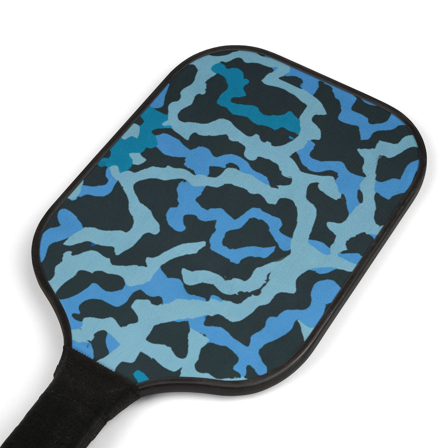 Tropical Pickleball Kit - Coastal Vibe Paddles & Balls Set / Coral Threads, Blue