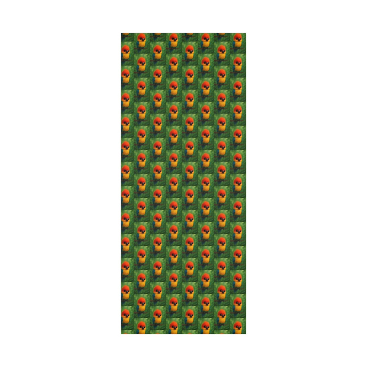 Wrapping Paper - Tropical Gift Wrap for All Occasions / 3 Sizes, 2 Finishes / Baby Parrot