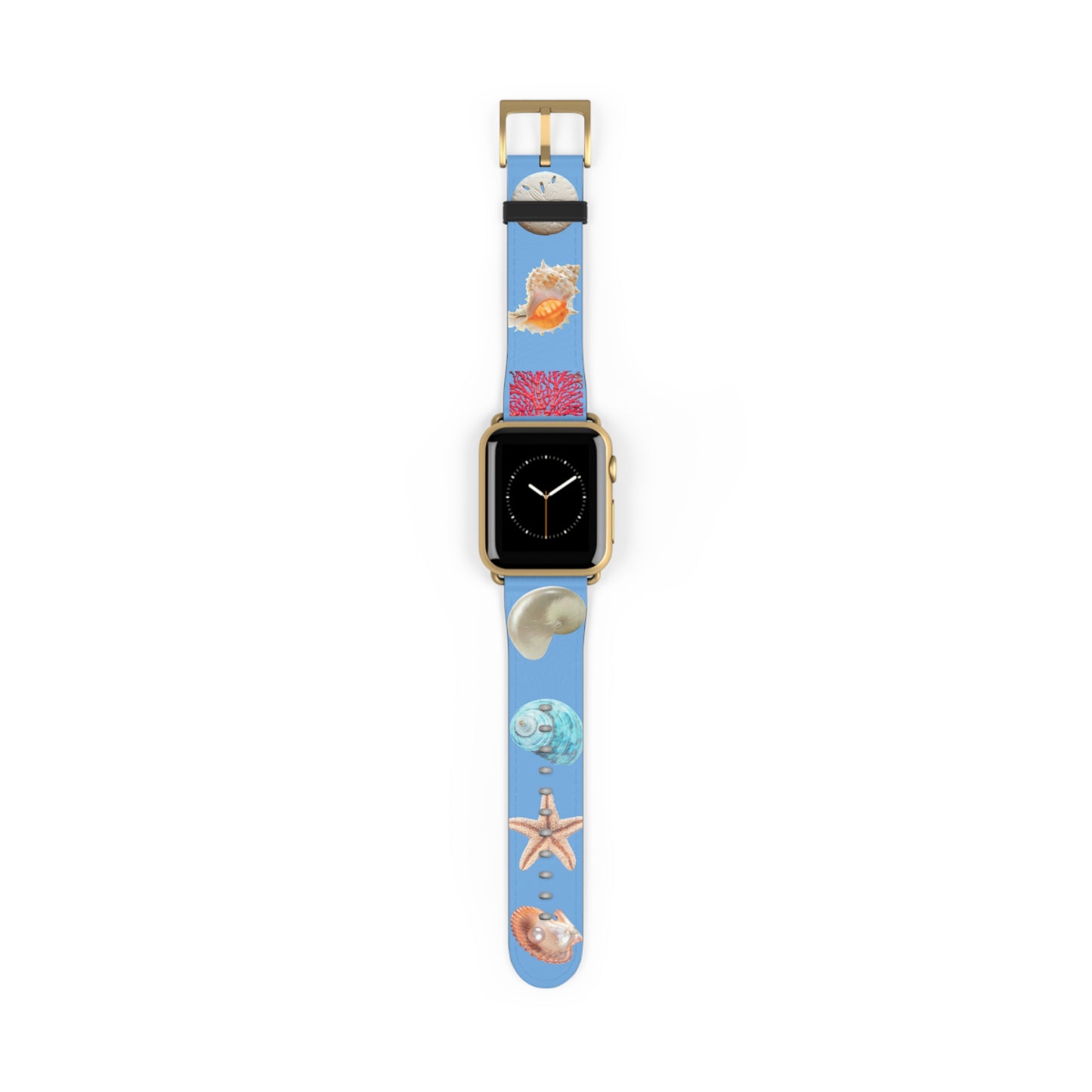 Apple Watch Band - Real Seashell Collection, lt blue