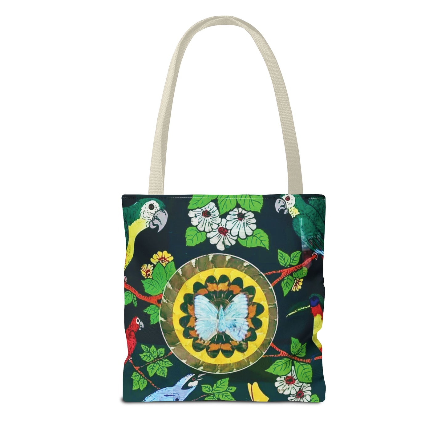Parrots & Butterfly/Real Wings Tote Bag - 3 Sizes
