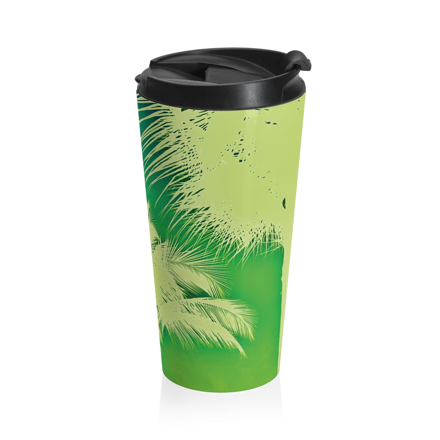 15 oz. Stainless Steel Travel Mug / Palm Glow Glow Green