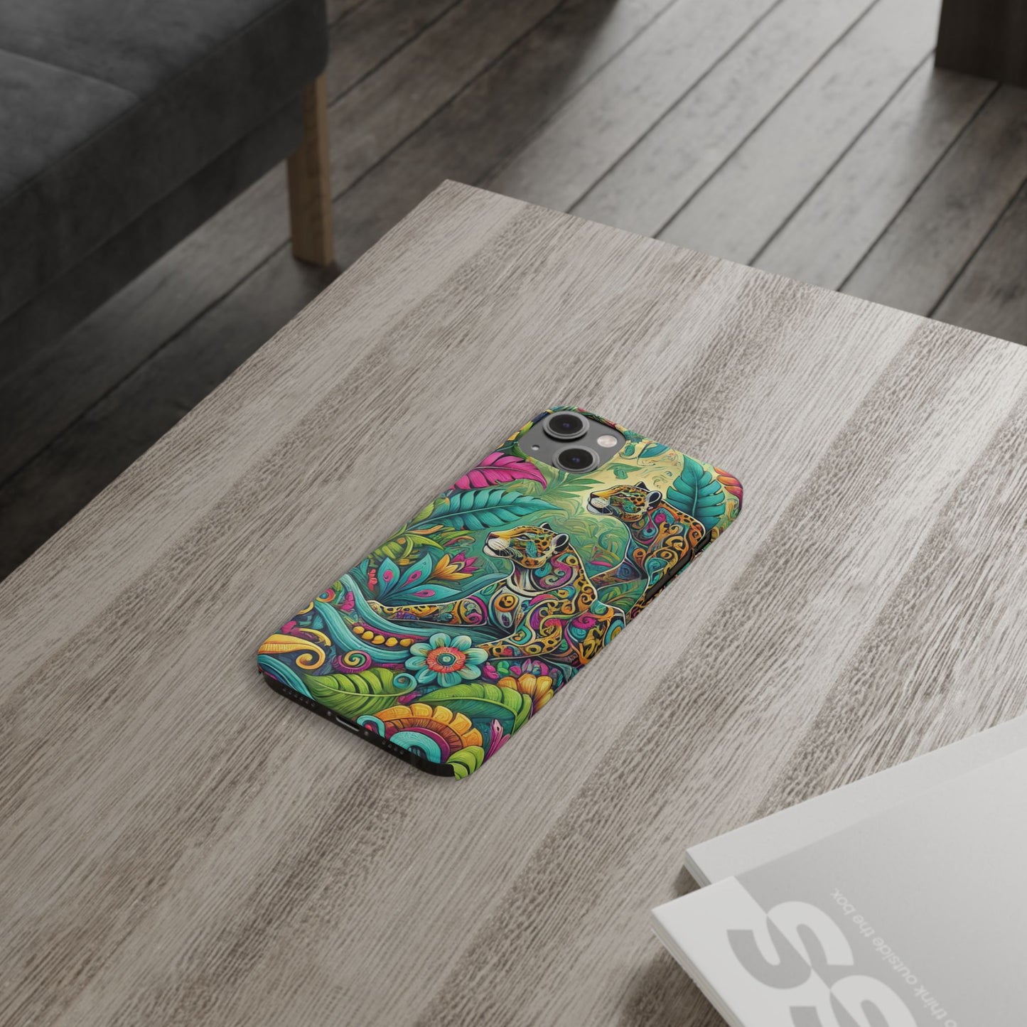Slim Phone Cases - Jaguar Pop