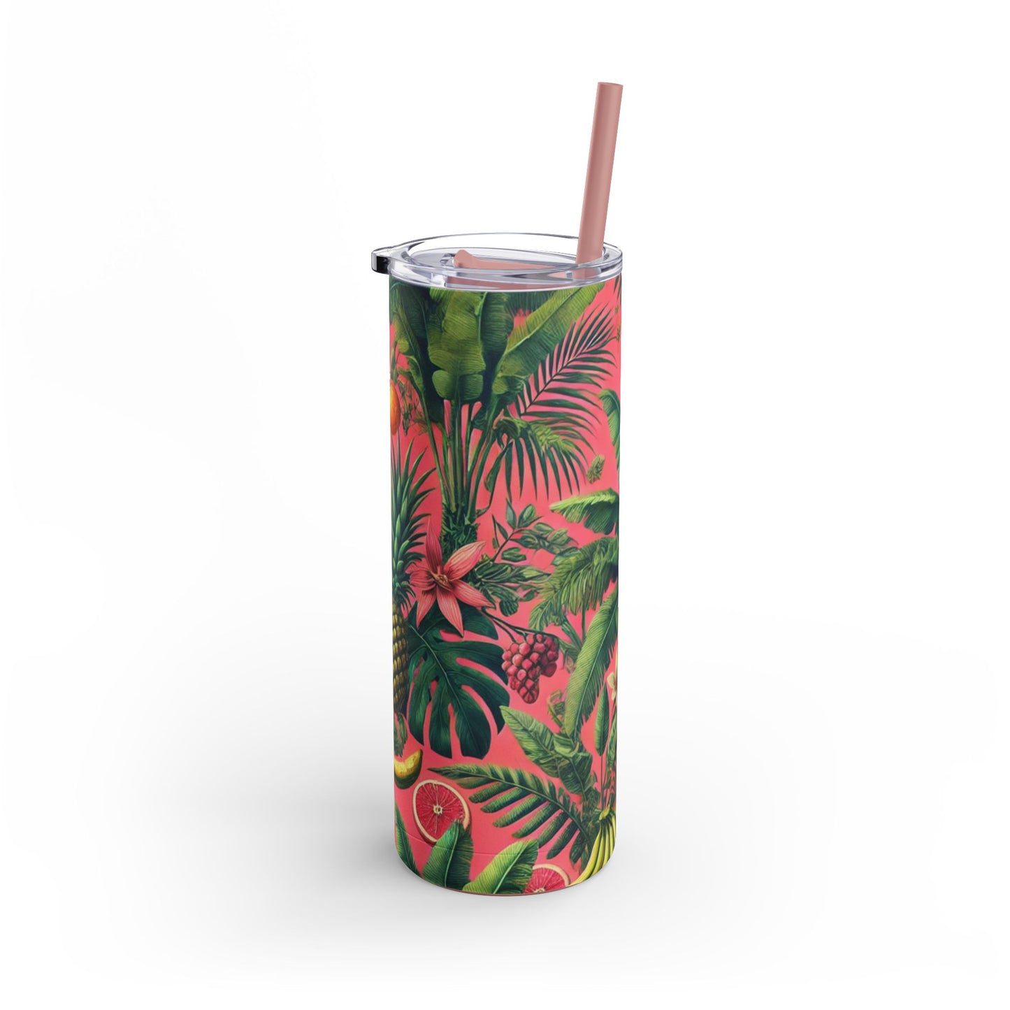 20oz Matte Tumbler, 7 Colors - Stylish Travel Cup - More Tropical Fruit, Coral