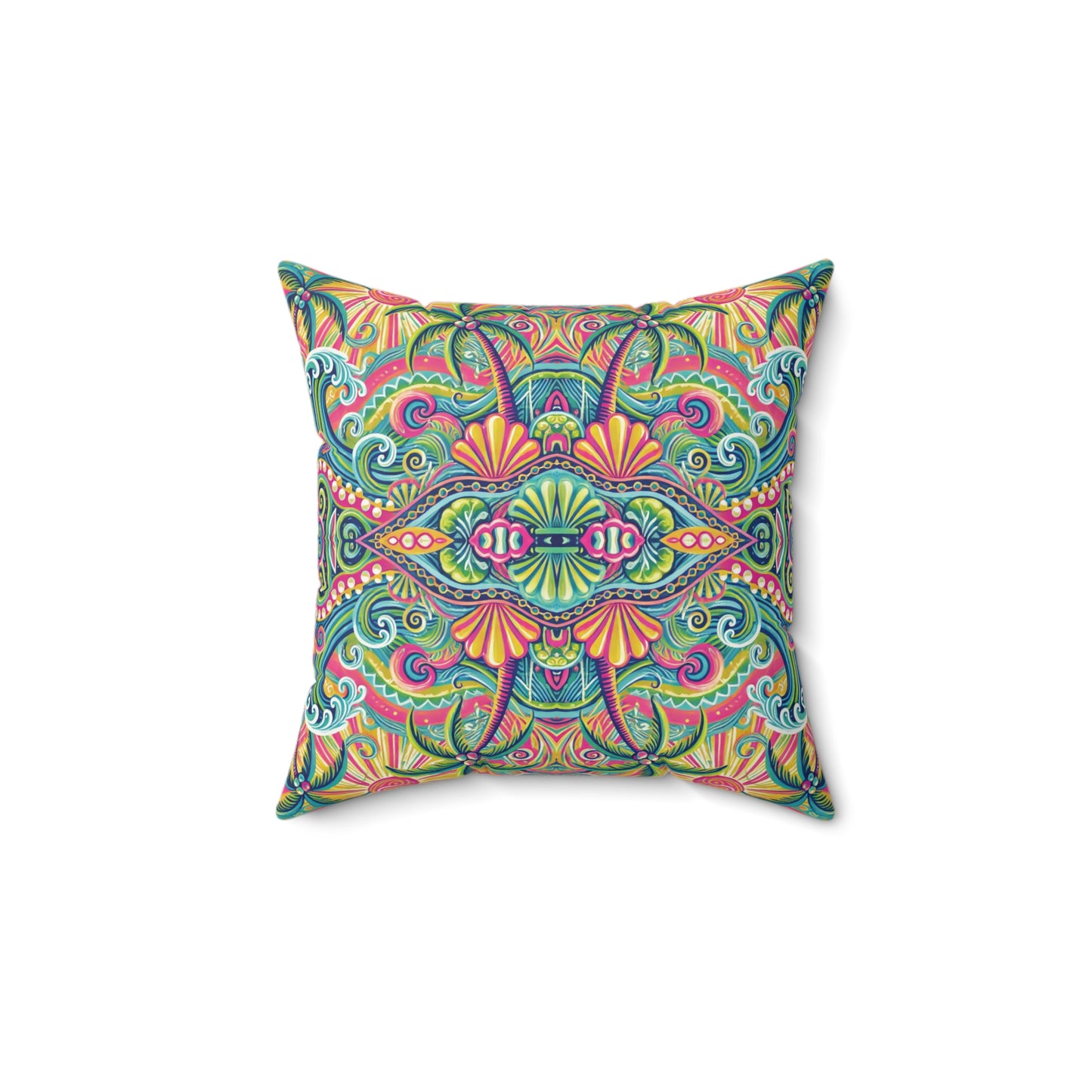 Decorative Pillow - Accent Cushion, 4 Sizes / Kaleido Bay