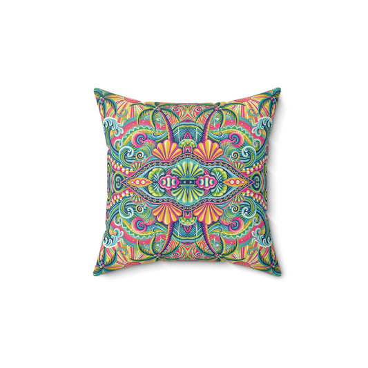 Decorative Pillow - Accent Cushion, 4 Sizes / Kaleido Bay
