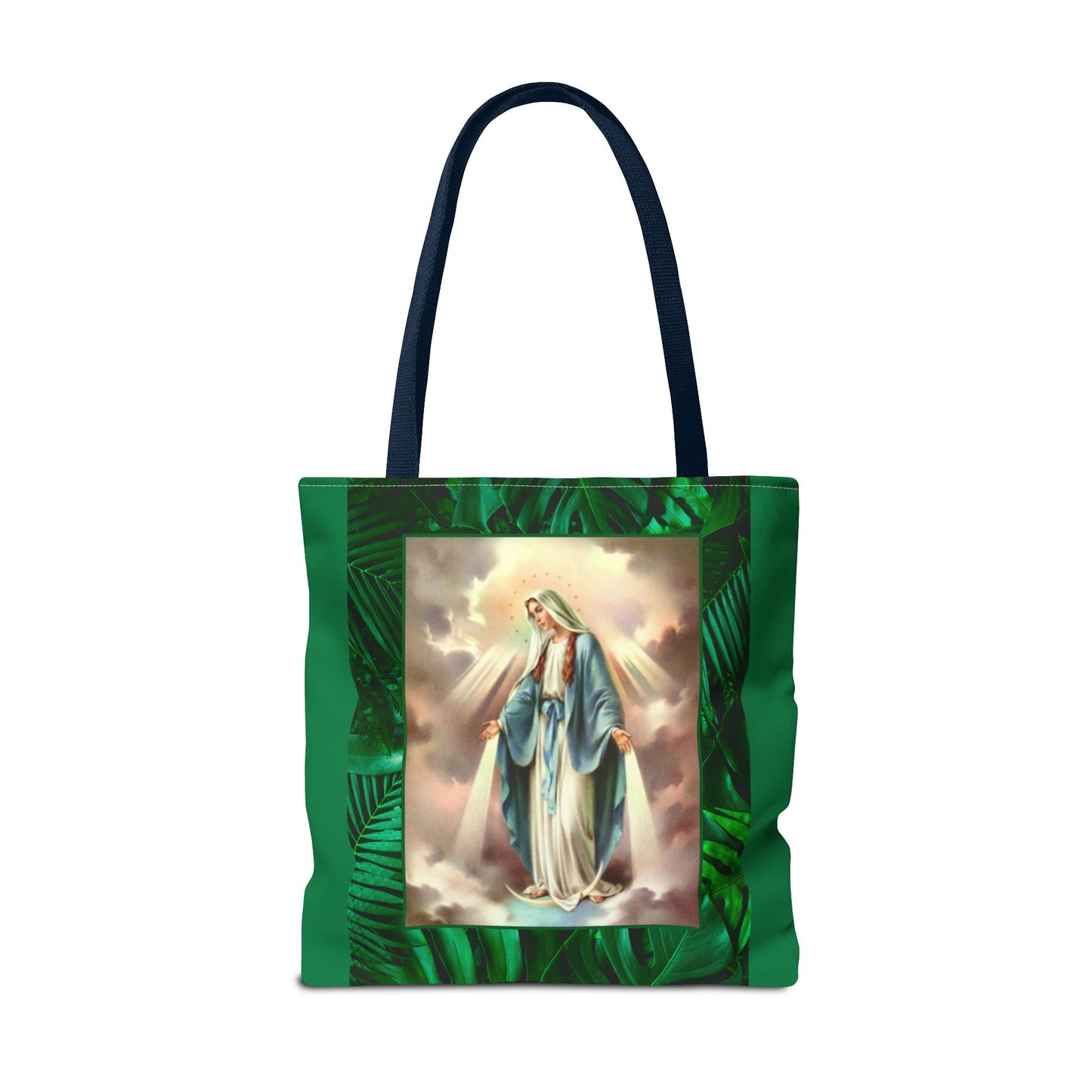 Religious Our Lady of Grace Tropical Tote Bag - 3 Sizes