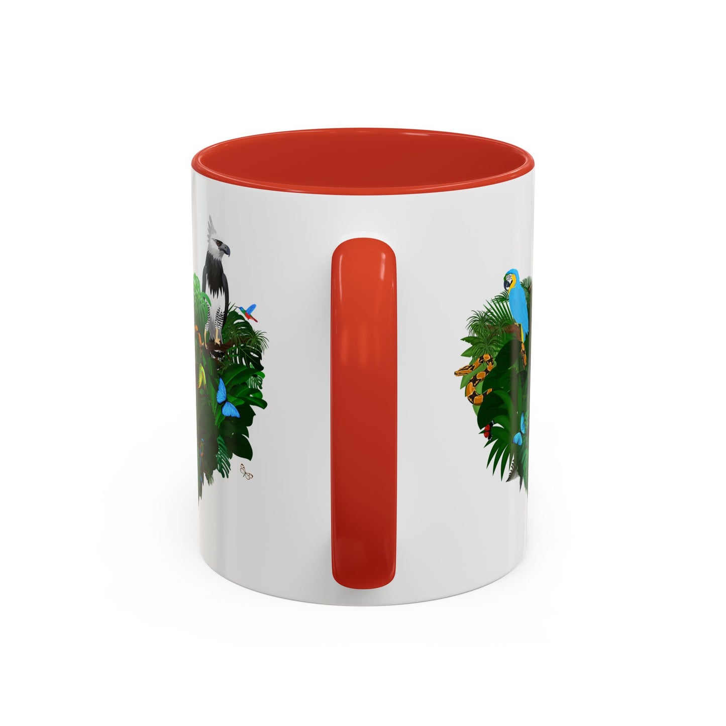 Accent Coffee Mug | Tropical-Inspired Drinkware / Rainforest Love