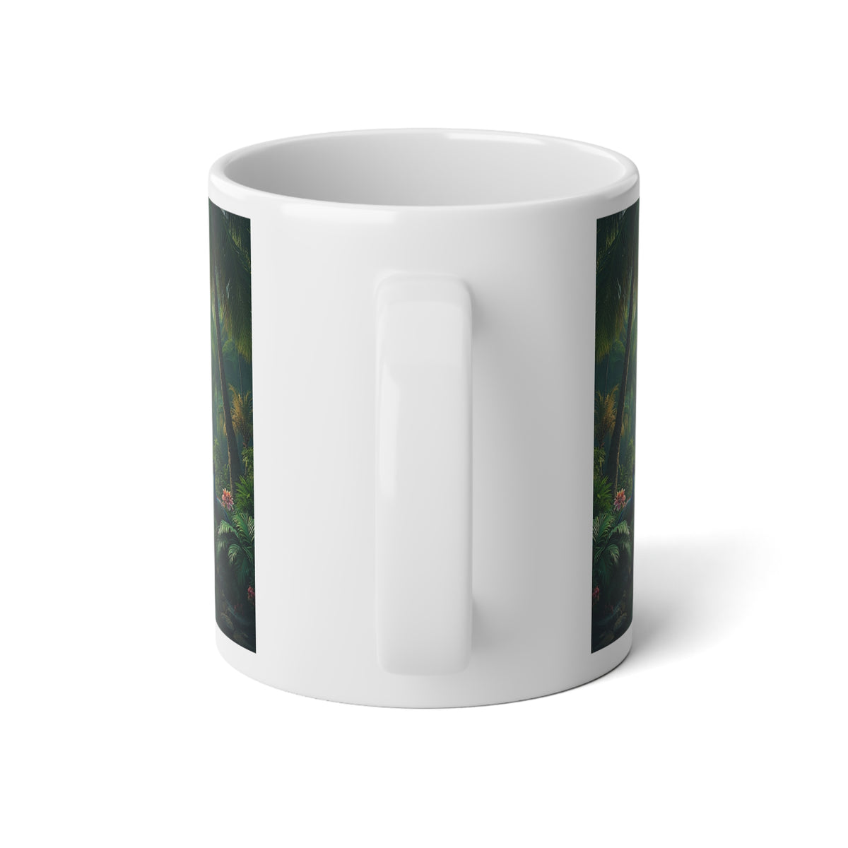 Jumbo Mug, 20oz, Restful Peacock | Tropical Coffee Cup