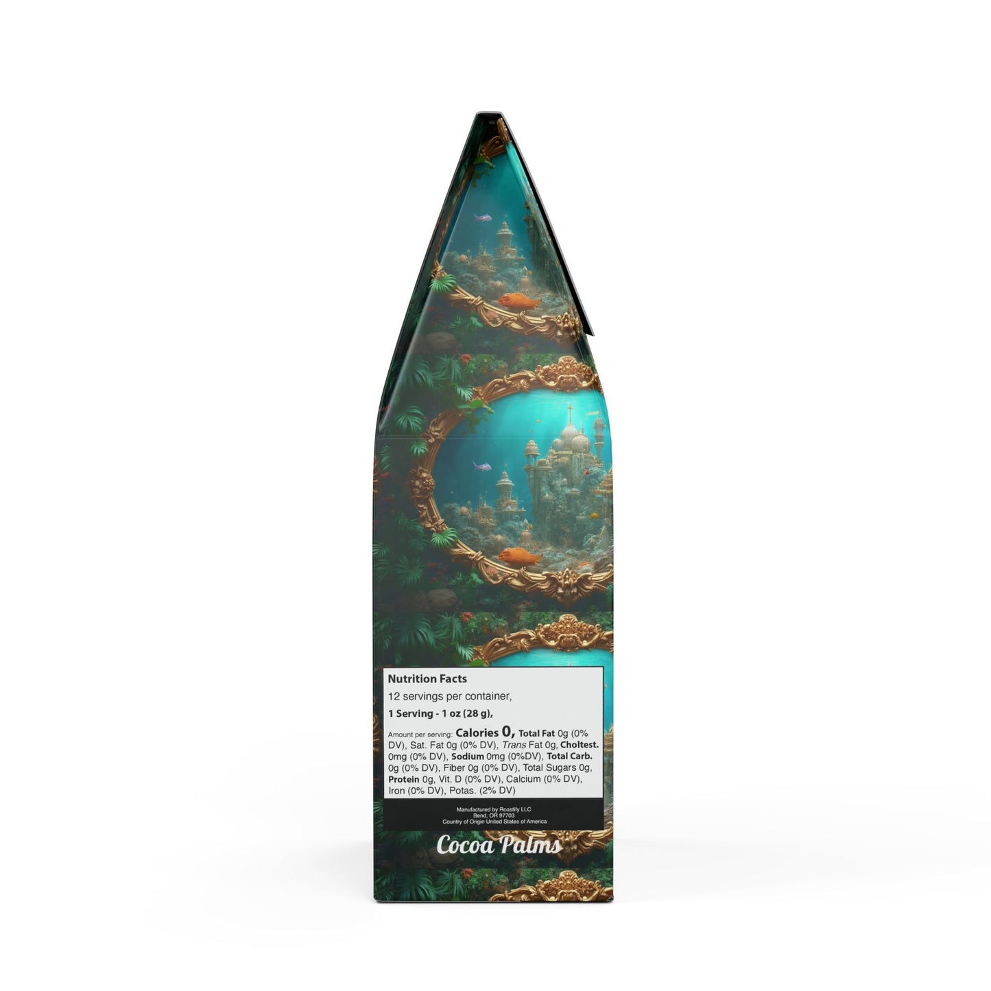 Cocoa Palms Blend™ (Medium-Dark Roast) Specialty Grade Craft Coffee / Mermaid Palace, Aegean Sea