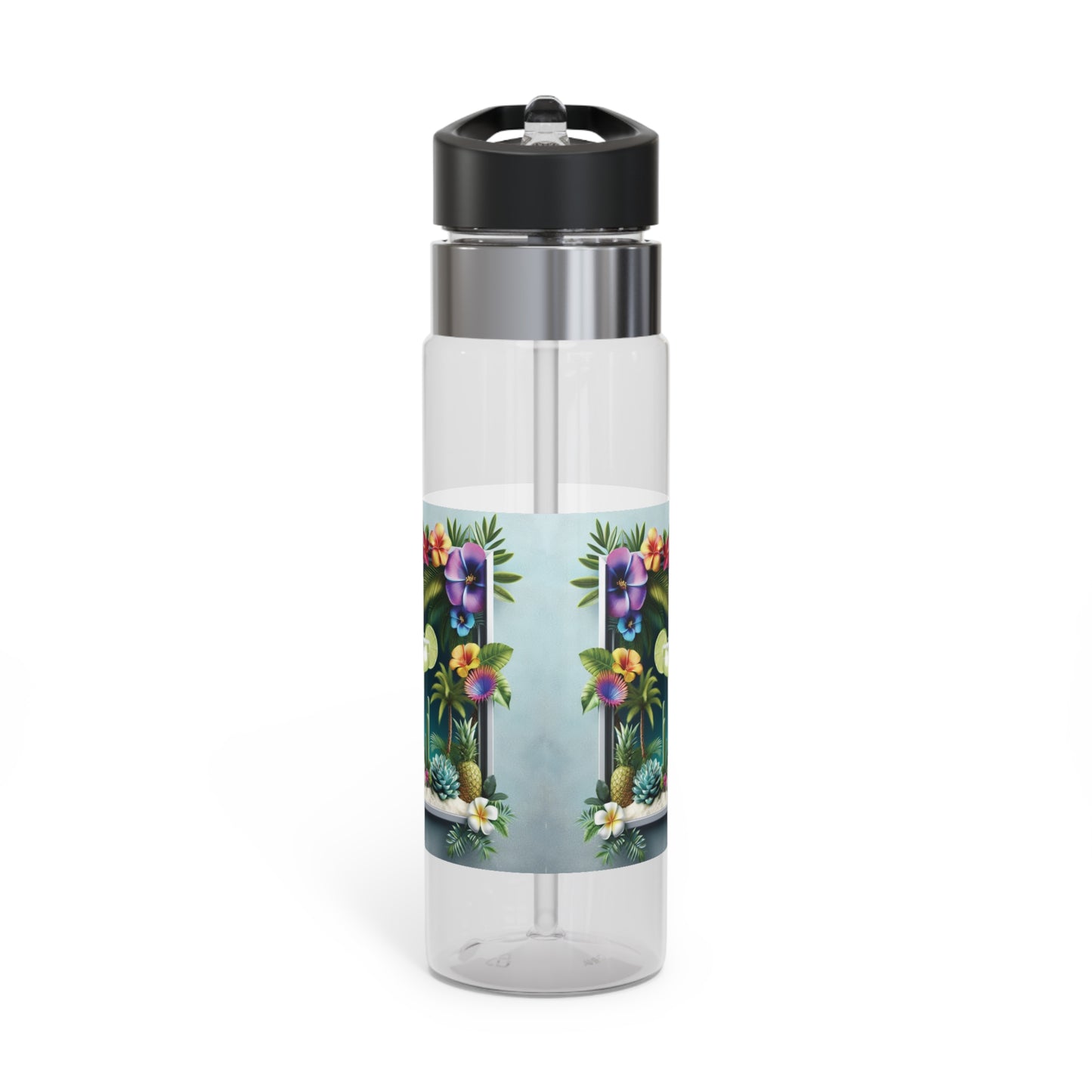 Tropical 20oz Tritan Sport Water Bottle -  Leakproof, Lightweight, BPA-Free / Tropical Margarita