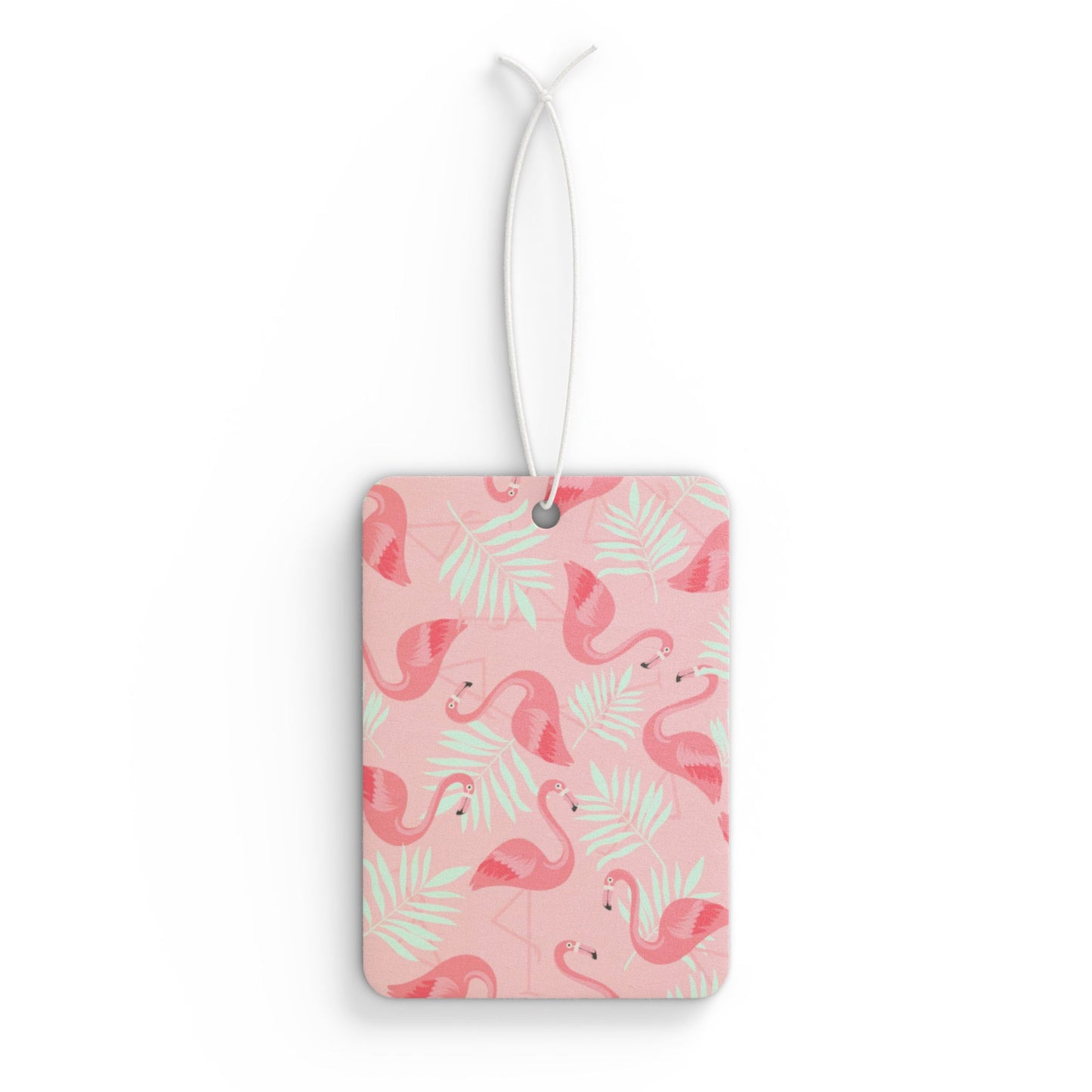 Car Air Freshener - Flamingo and White Palms