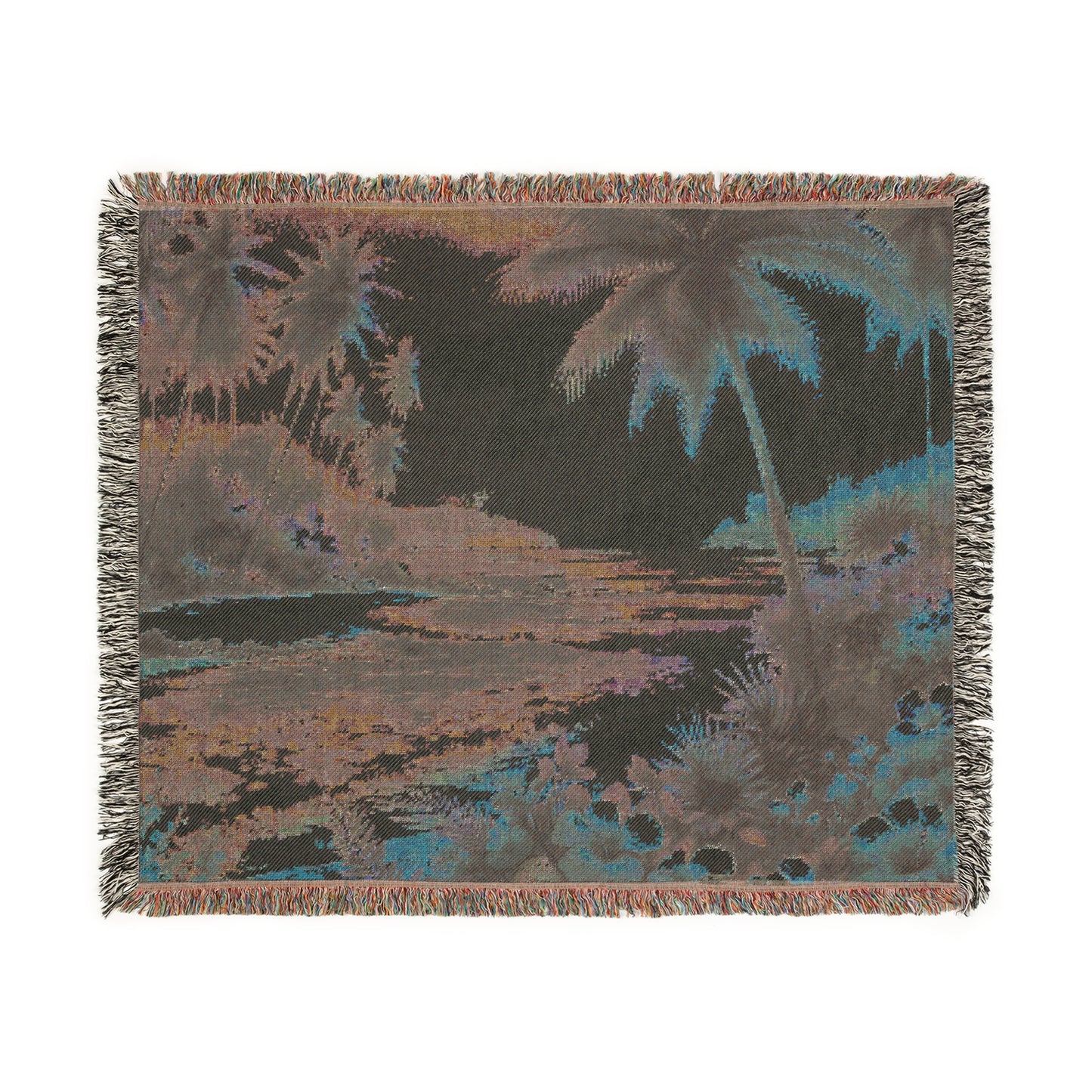Woven Blanket, 3 Sizes - Tropical Home Decor / Bay of Peace