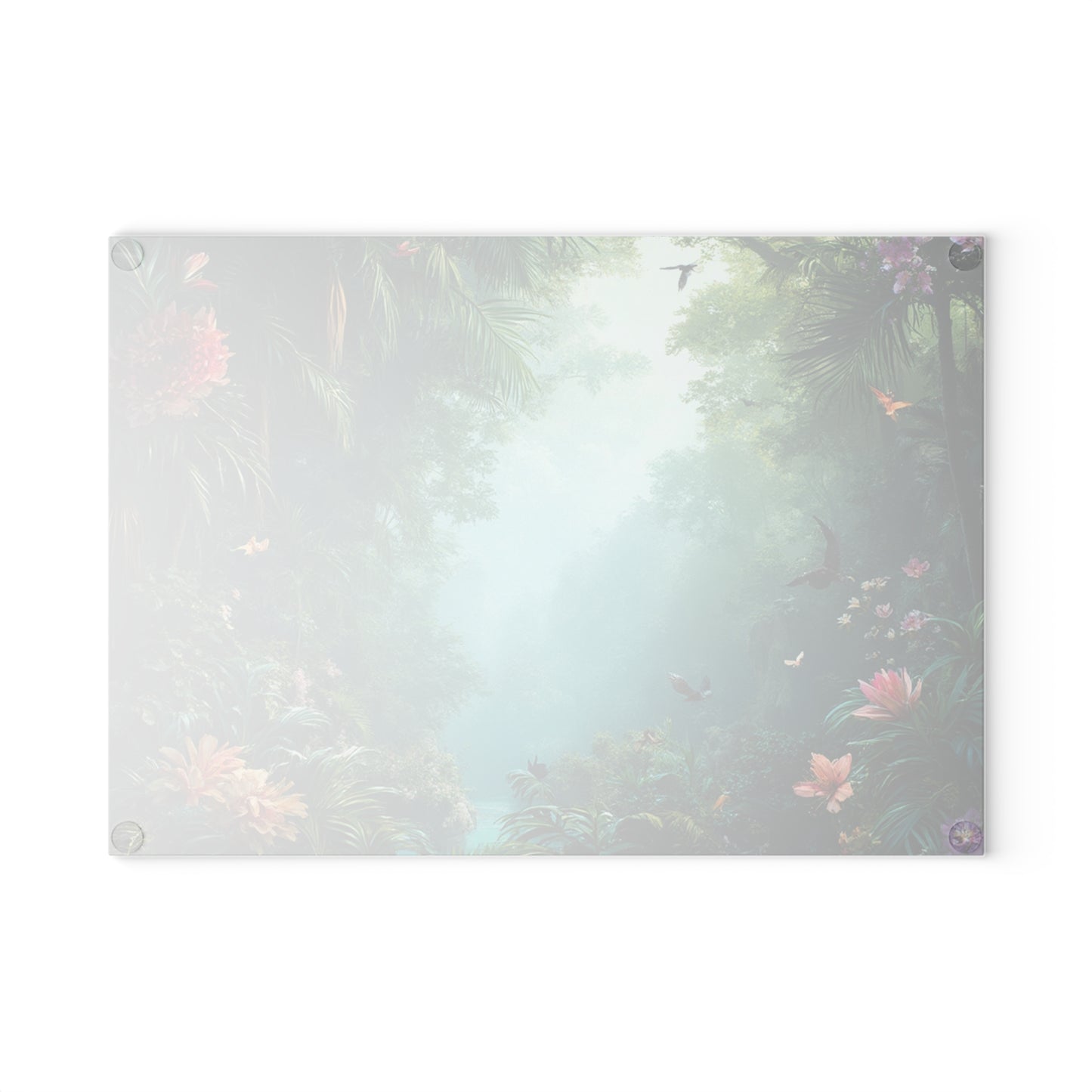 Glass Cutting Board, 2 sizes - Another Day in Paradise