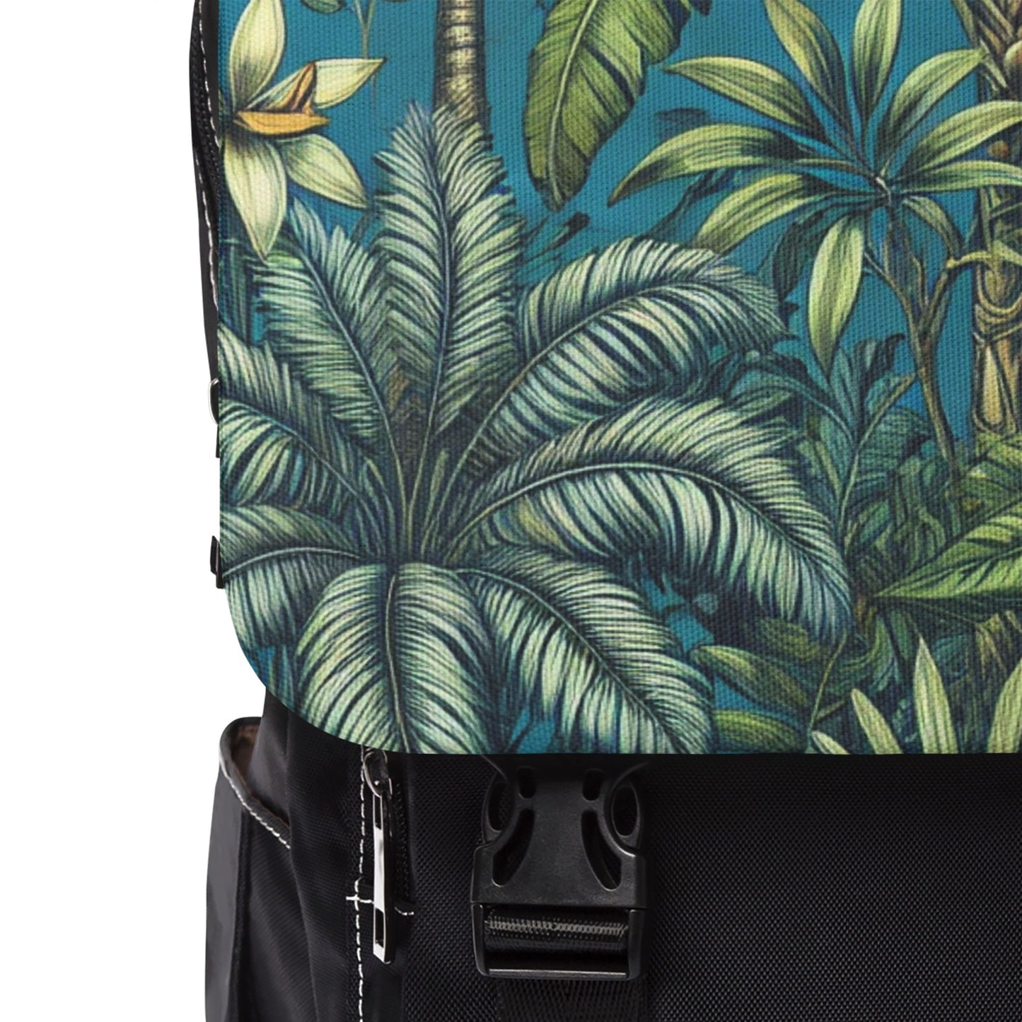 Tropical Fruit Blue Casual Backpack - Perfect for Everyday Adventures