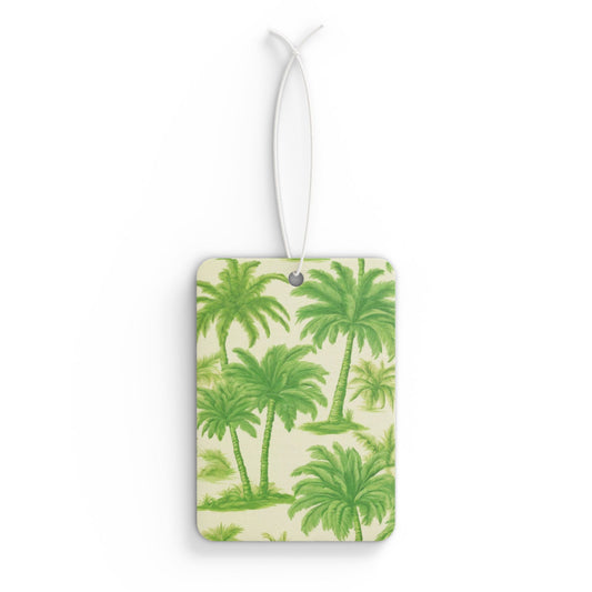 Car Air Freshener - Playful Palms Toile