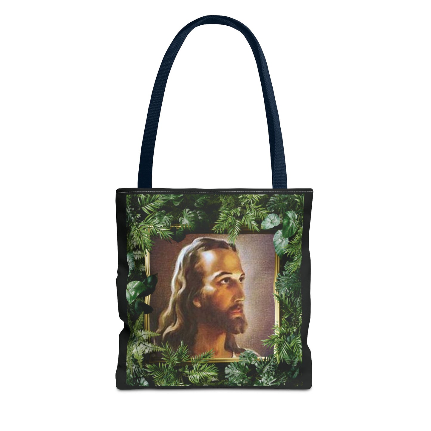 Religious Head of Christ Tropical Tote Bag - 3 Sizes