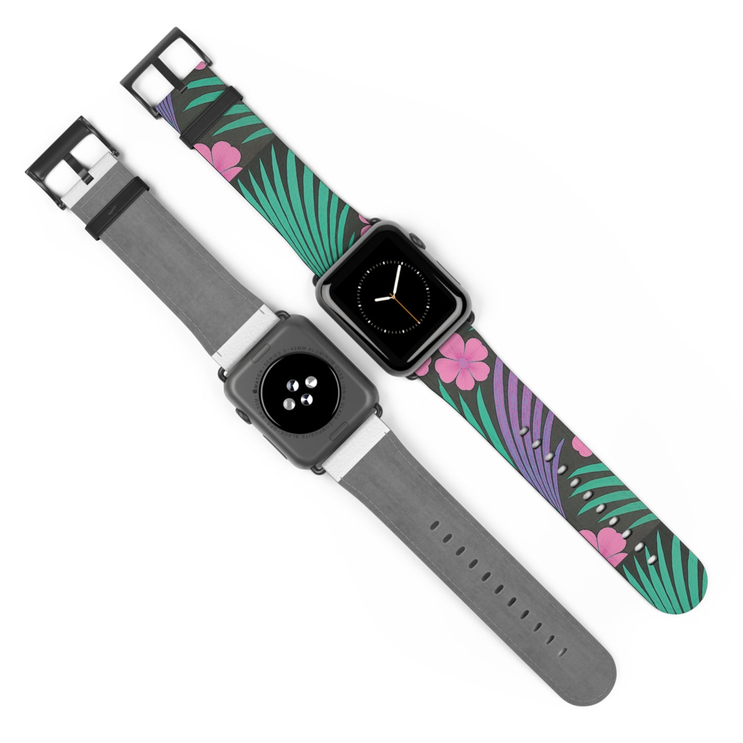 Apple Watch Band - Midnight Hibiscus Deco/Pink