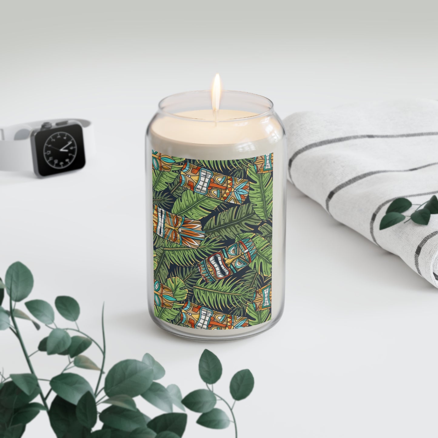 Scented Candle, 13.75oz - Tiki Greenery