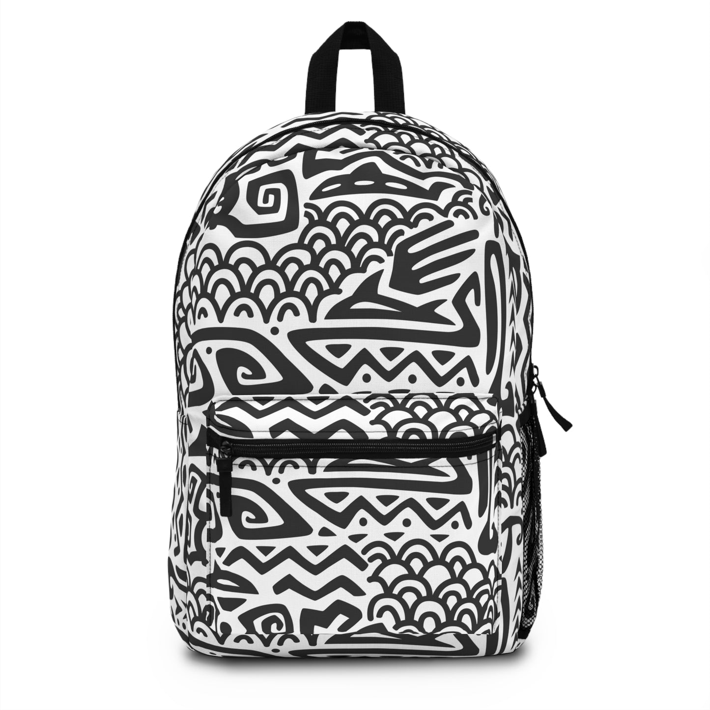 Tropical Backpack  / Tiki Aztec Black