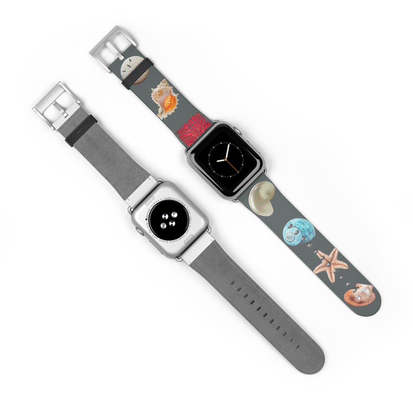 Apple Watch Band - Real Seashell Collection, grey