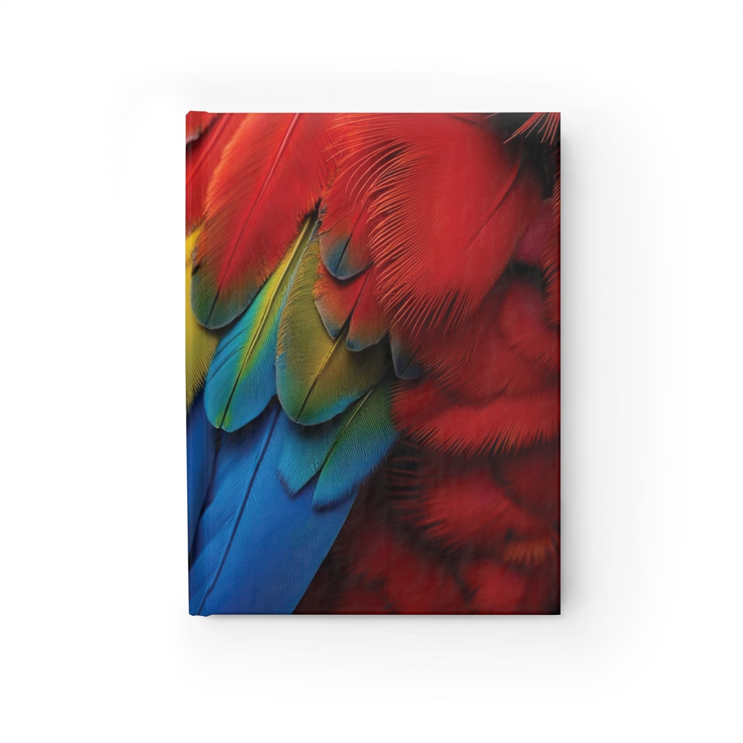 Macaw Feathers Up-Close 5" x 7" Journal, Tropical