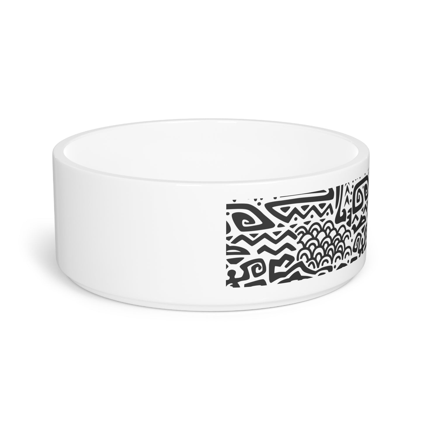 Pet Bowl, Tiki Aztec Black