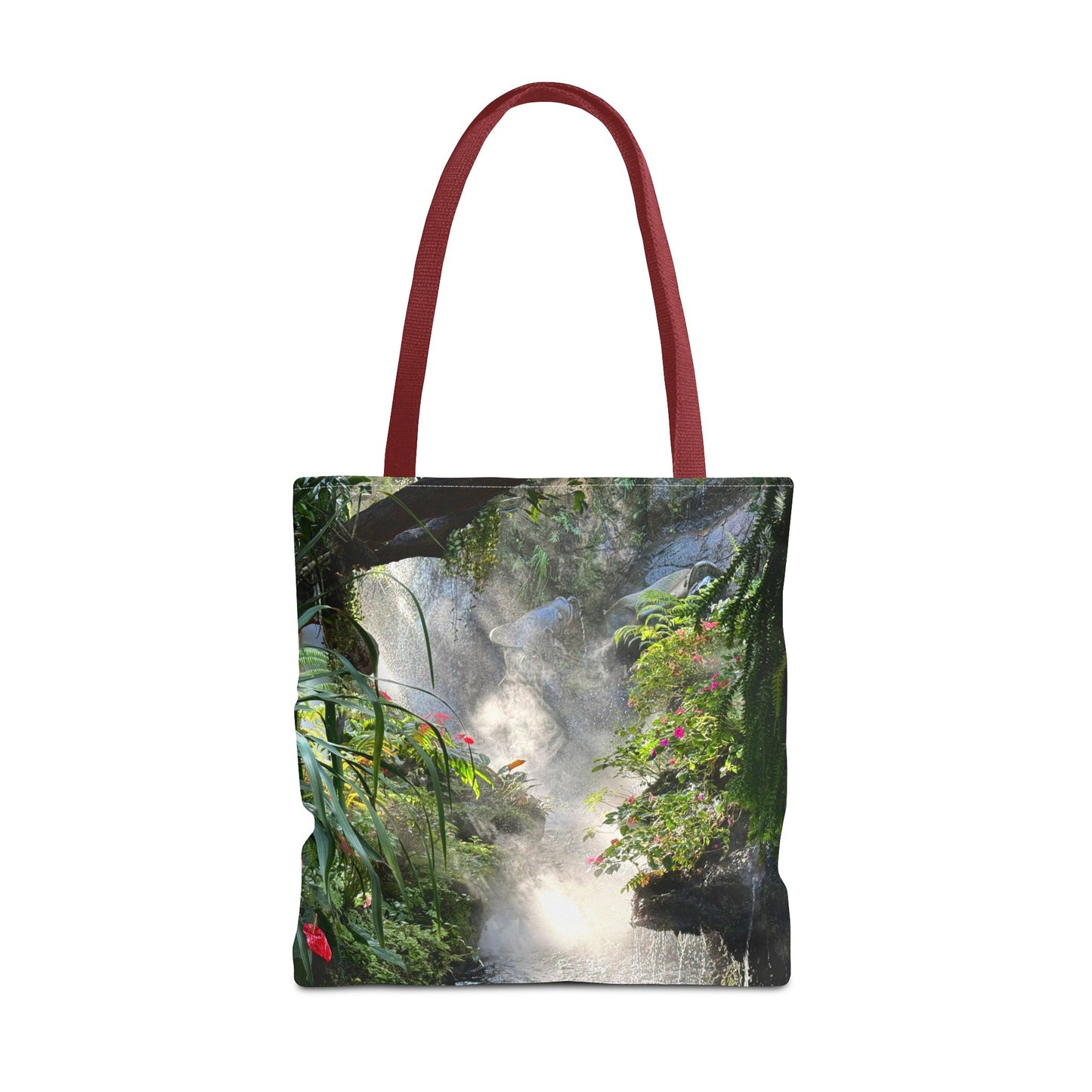 Tropical Misty Rainforest River Tote Bag - 3 Sizes