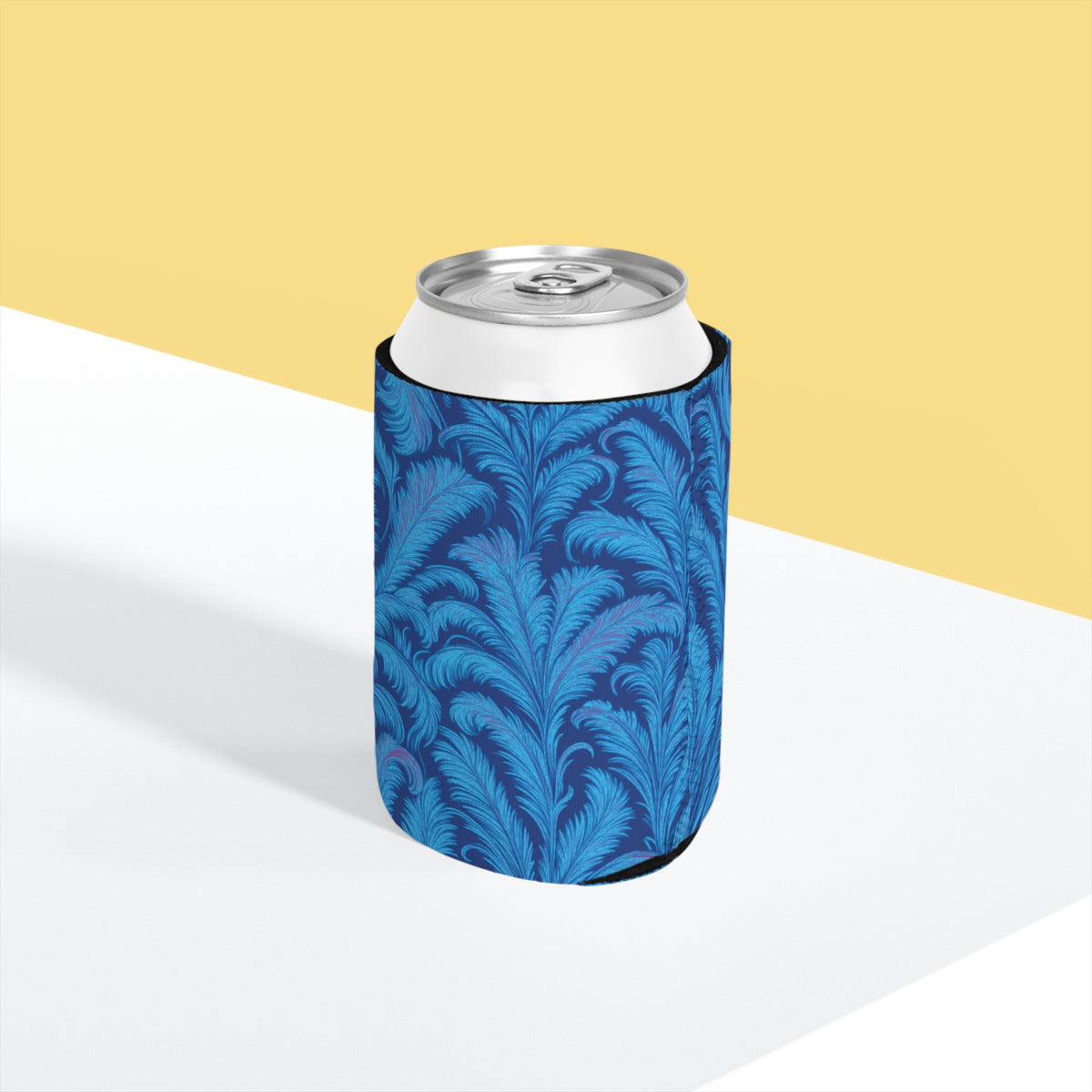 Rocco Blues/Dark Blue Can Cooler Sleeve - Perfect for Outdoor Picnics