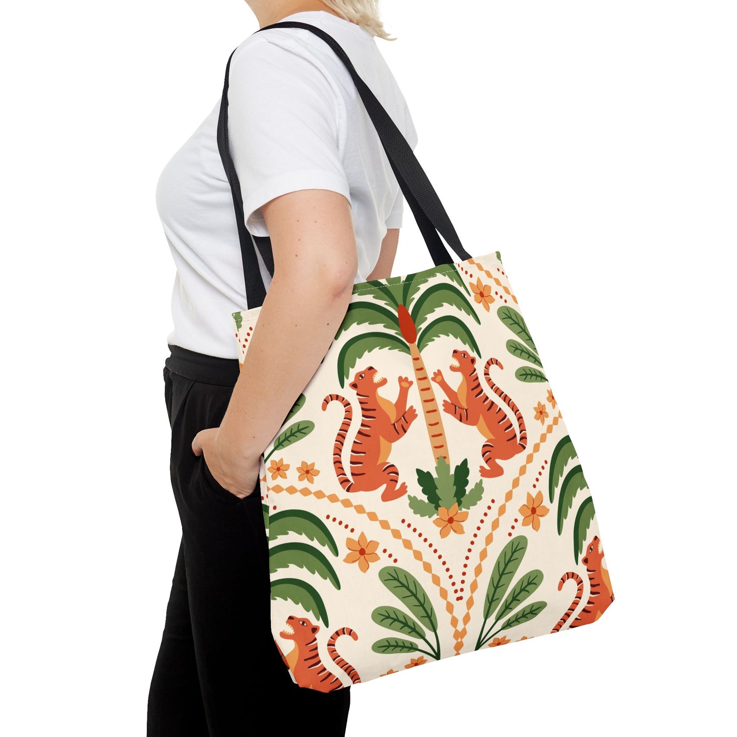 Tigers and Palms Tote Bag - 3 Sizes