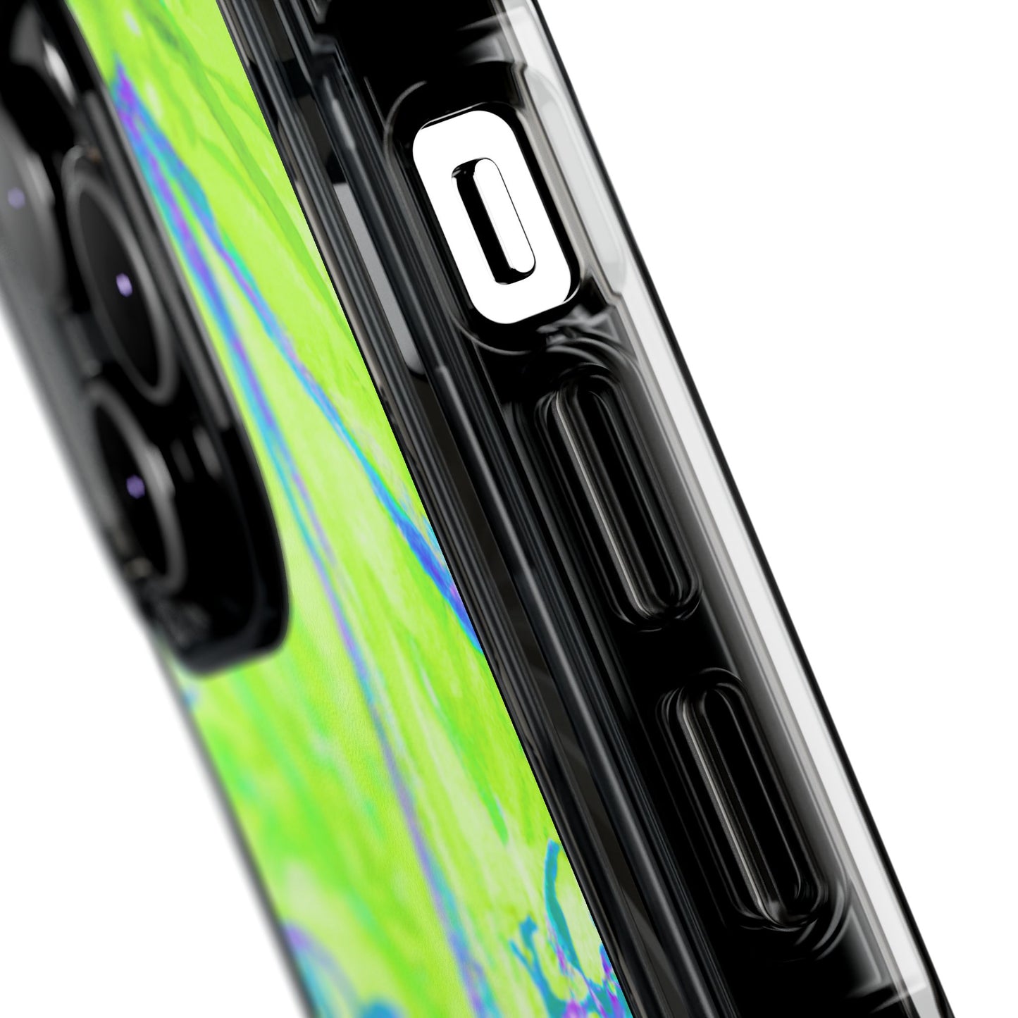 Tropical Doodles/Lime Magnetic Clear Phone Case, Many Models