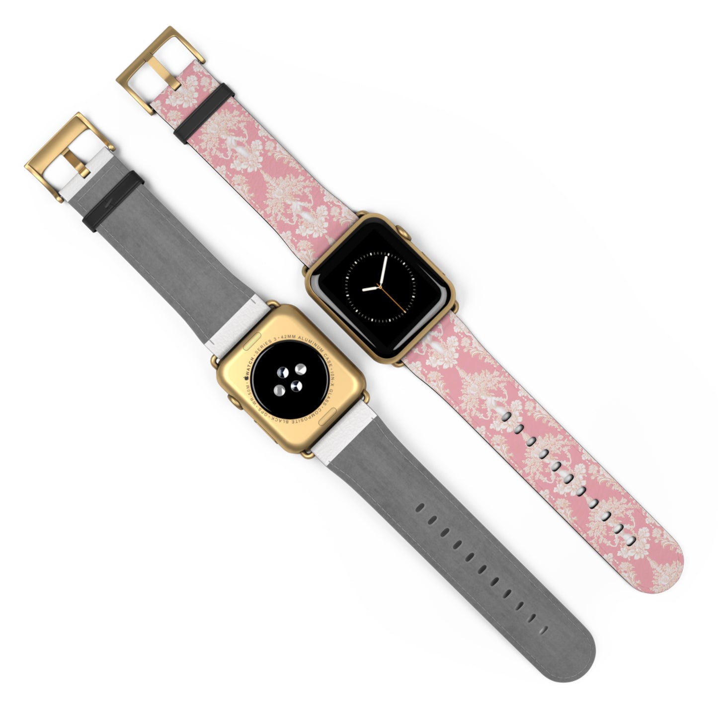 Apple Watch Band - Pearl Lady Toile, pink