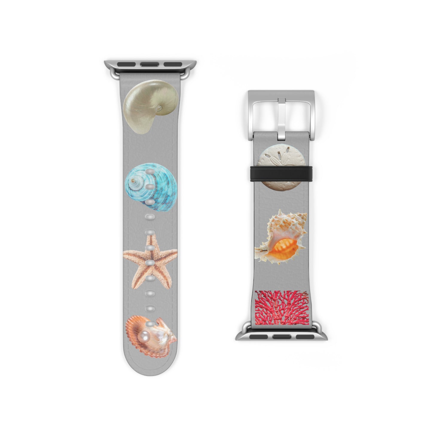 Apple Watch Band - Real Seashell Collection, lt.grey