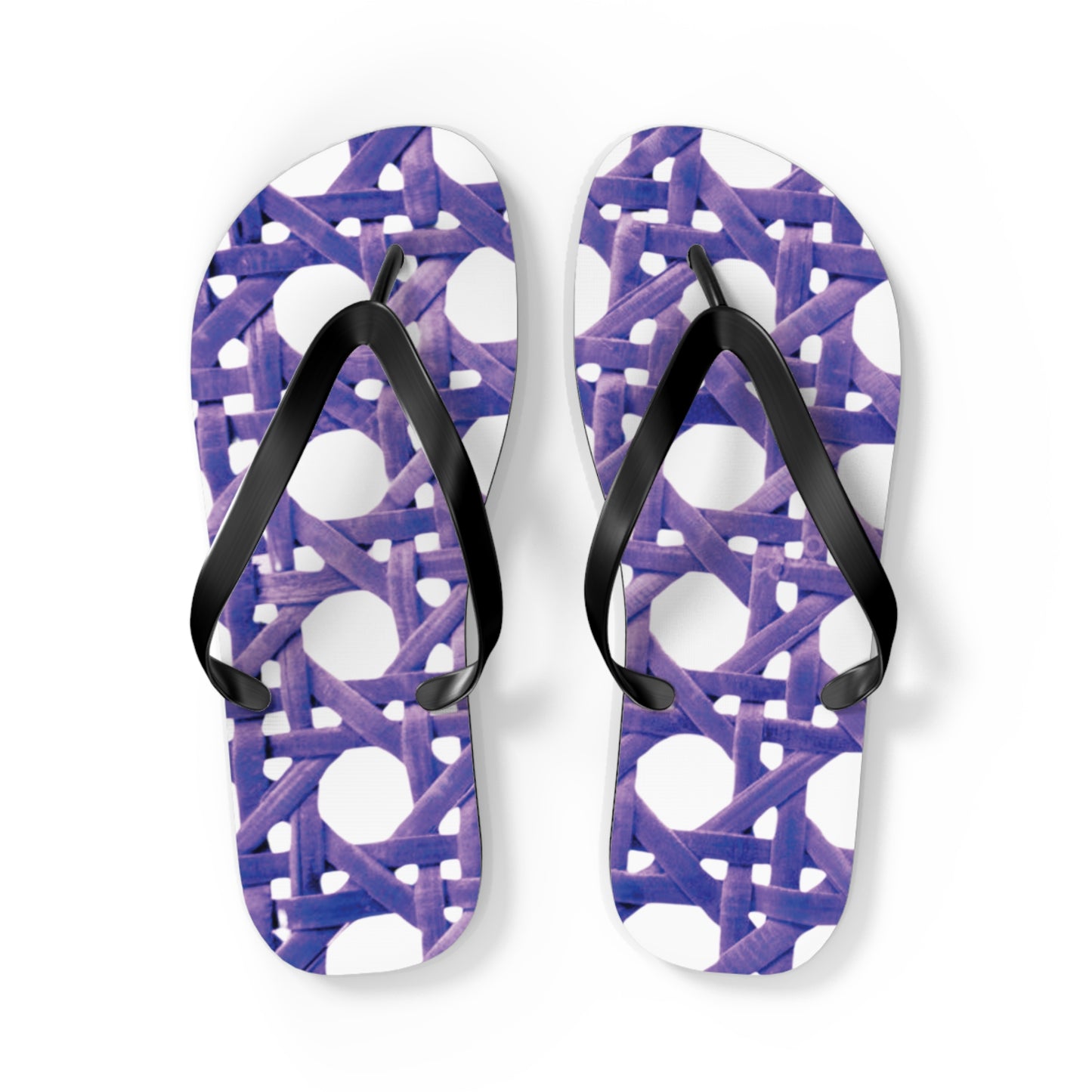 Flip Flops - Beach Chair Wicker, Amethyst