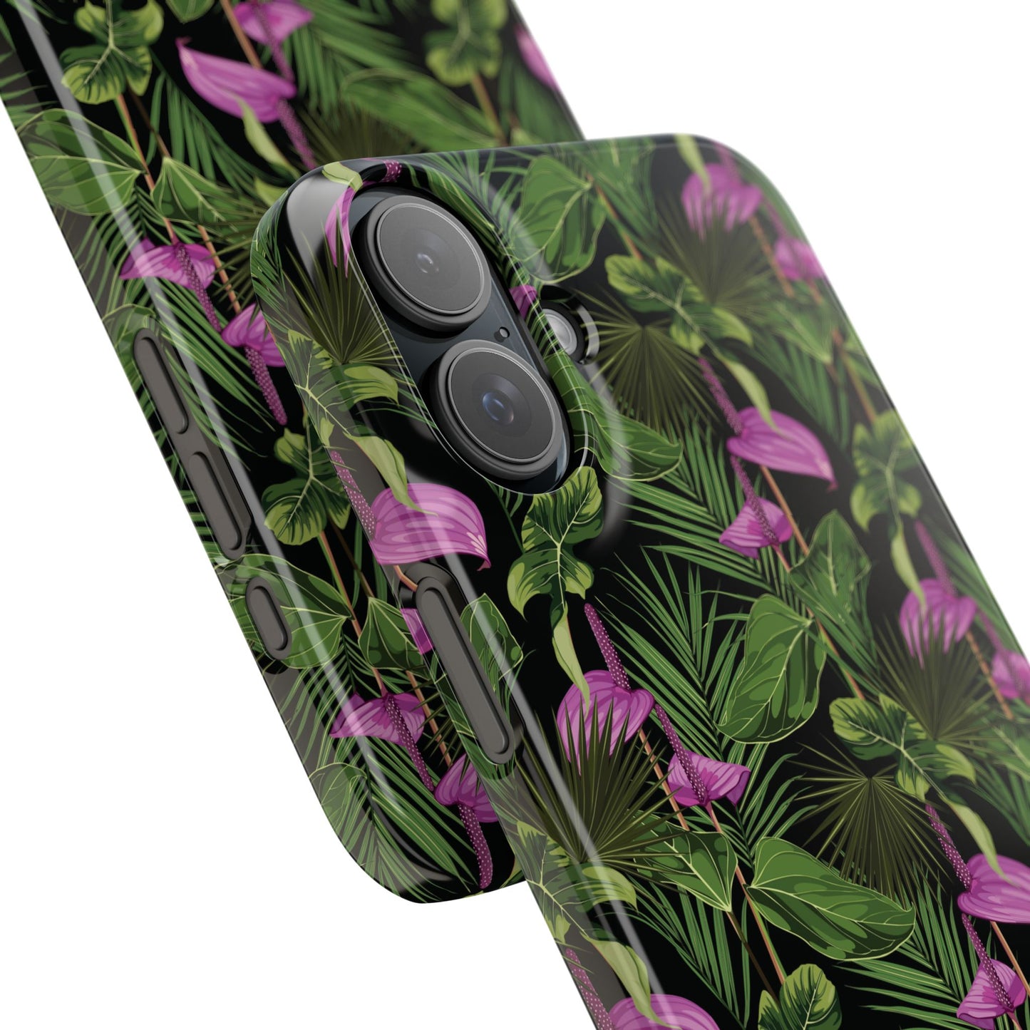 Slim Phone Cases - Anthurium and Palm