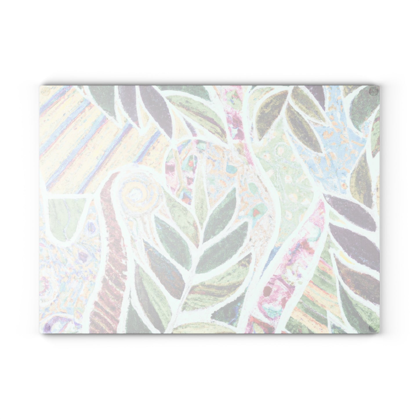 Glass Cutting Board, 2 sizes - Amazon Whimsy, Vintage