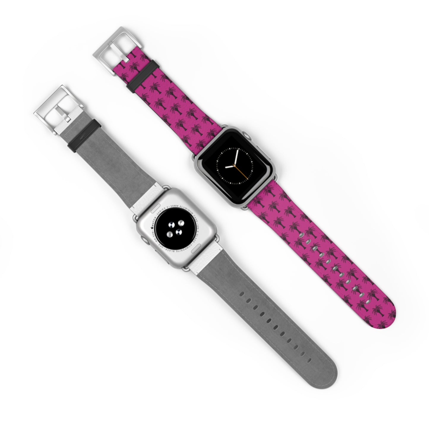 Apple Watch Band - Art Deco Palm, Repeat Pink