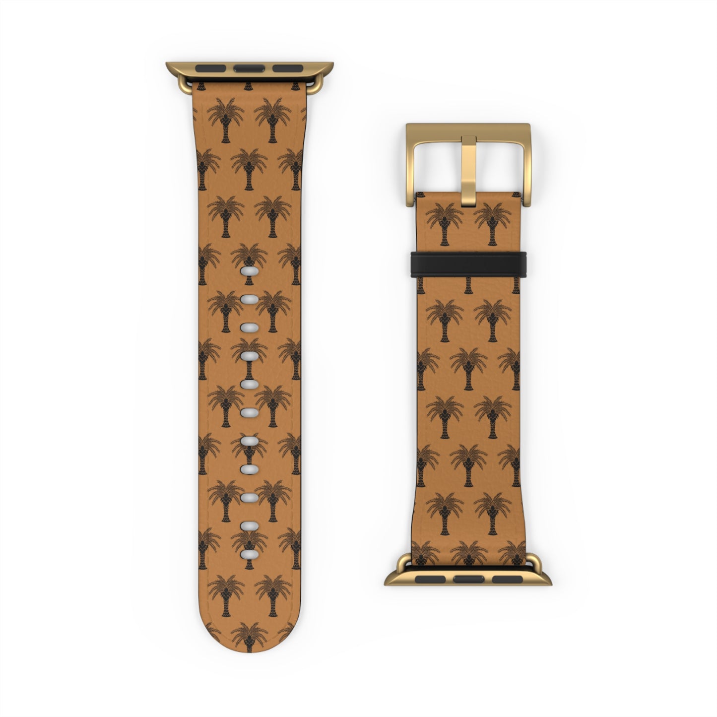 Apple Watch Band - Art Deco Palm, Repeat Lt. Brown