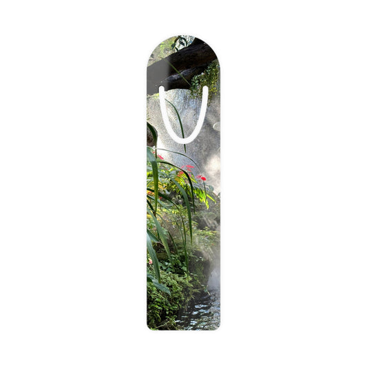 Bookmark - Aluminum, Misty Rainforest River