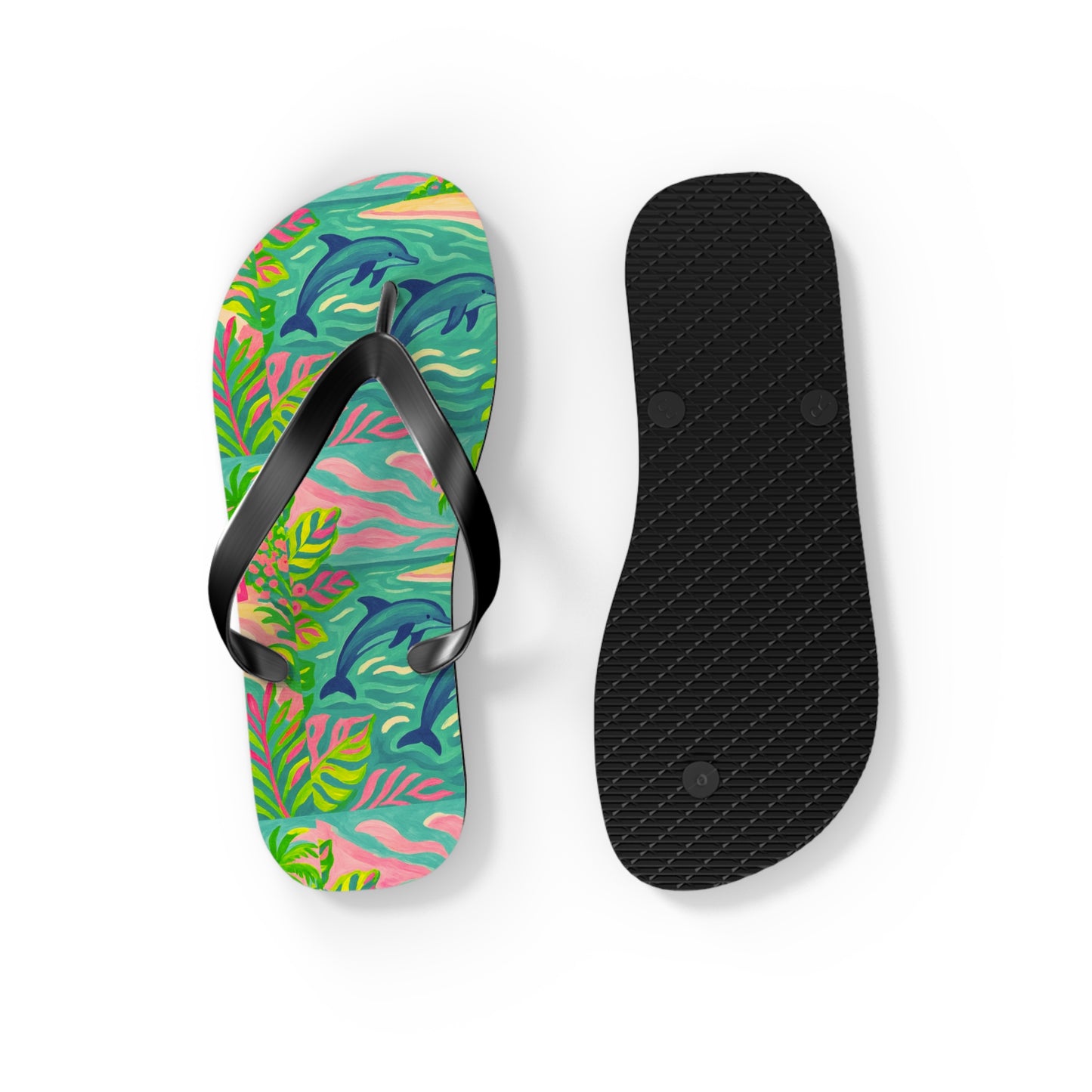 Flip Flops - Jumping Dolphins