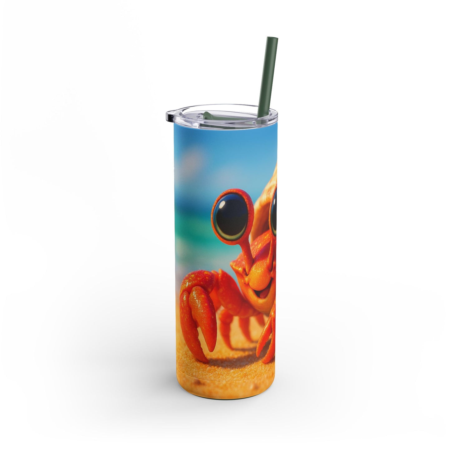 20oz Matte Tumbler, 7 Colors - Stylish Travel Cup - Baby Hermit Crab