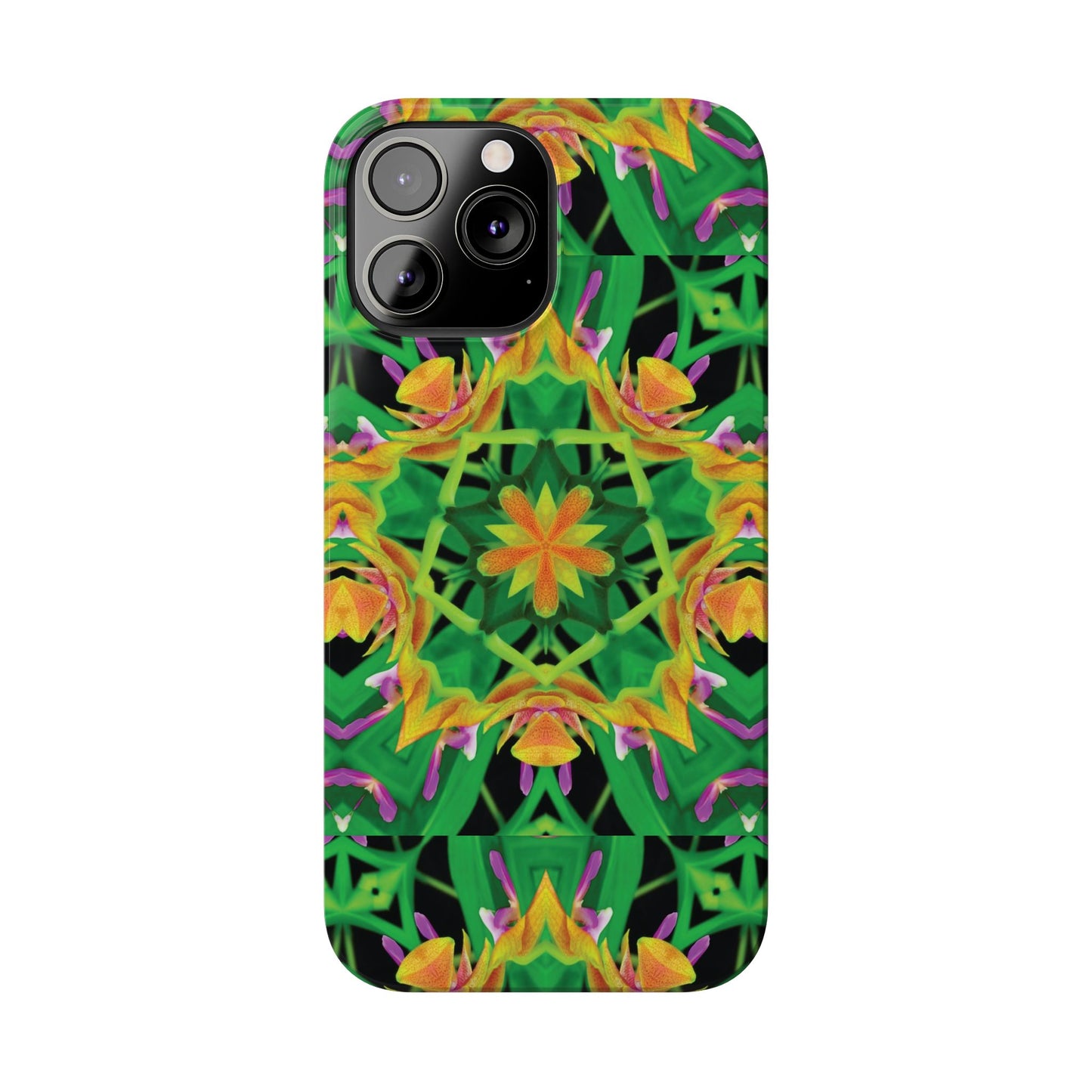 Slim Phone Cases - Orchid Kaleidoscope #2