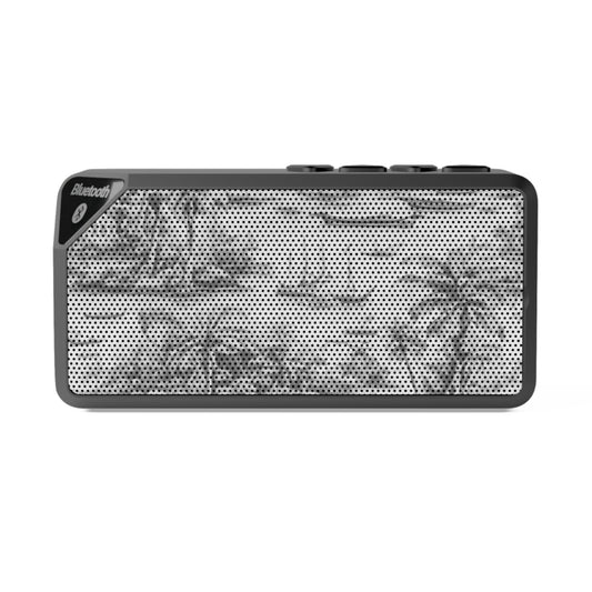 Jabba Bluetooth Speaker - Tropical Toile #1, soft black