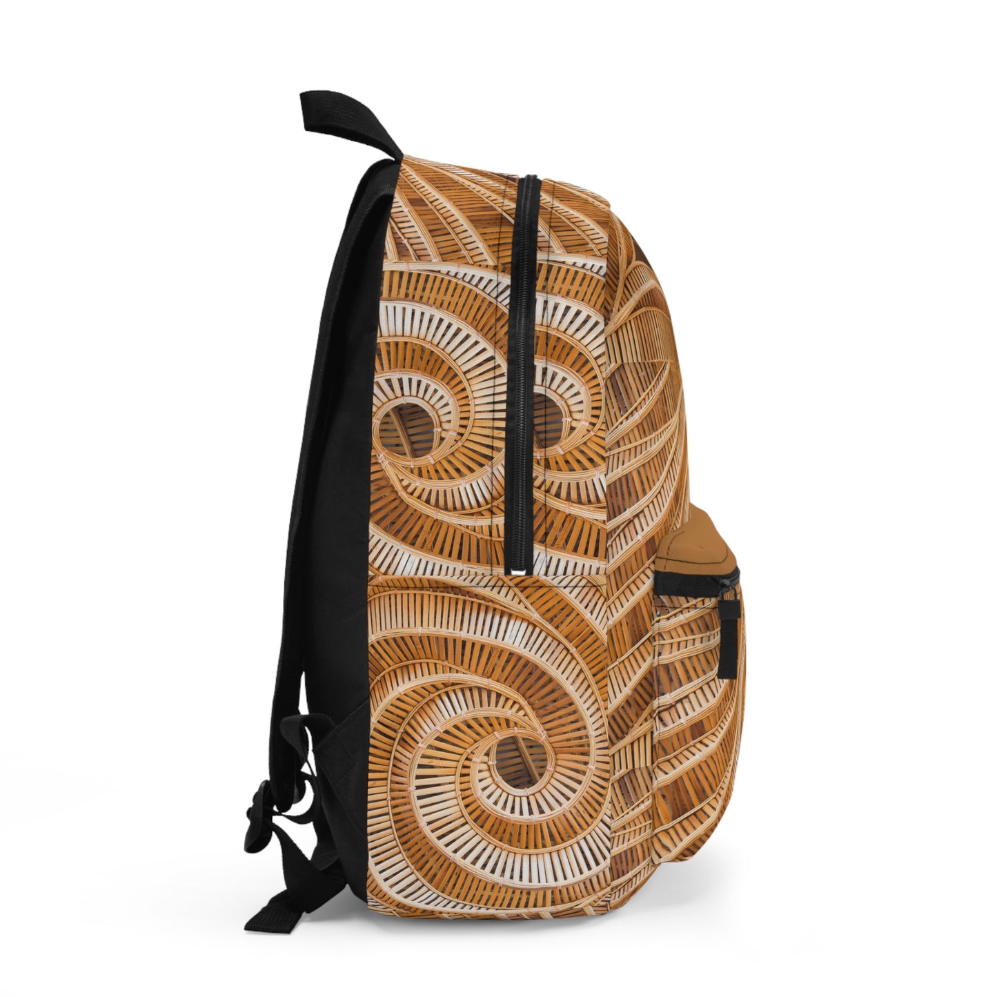 Tropical Backpack  / Natural Bamboo Spiral