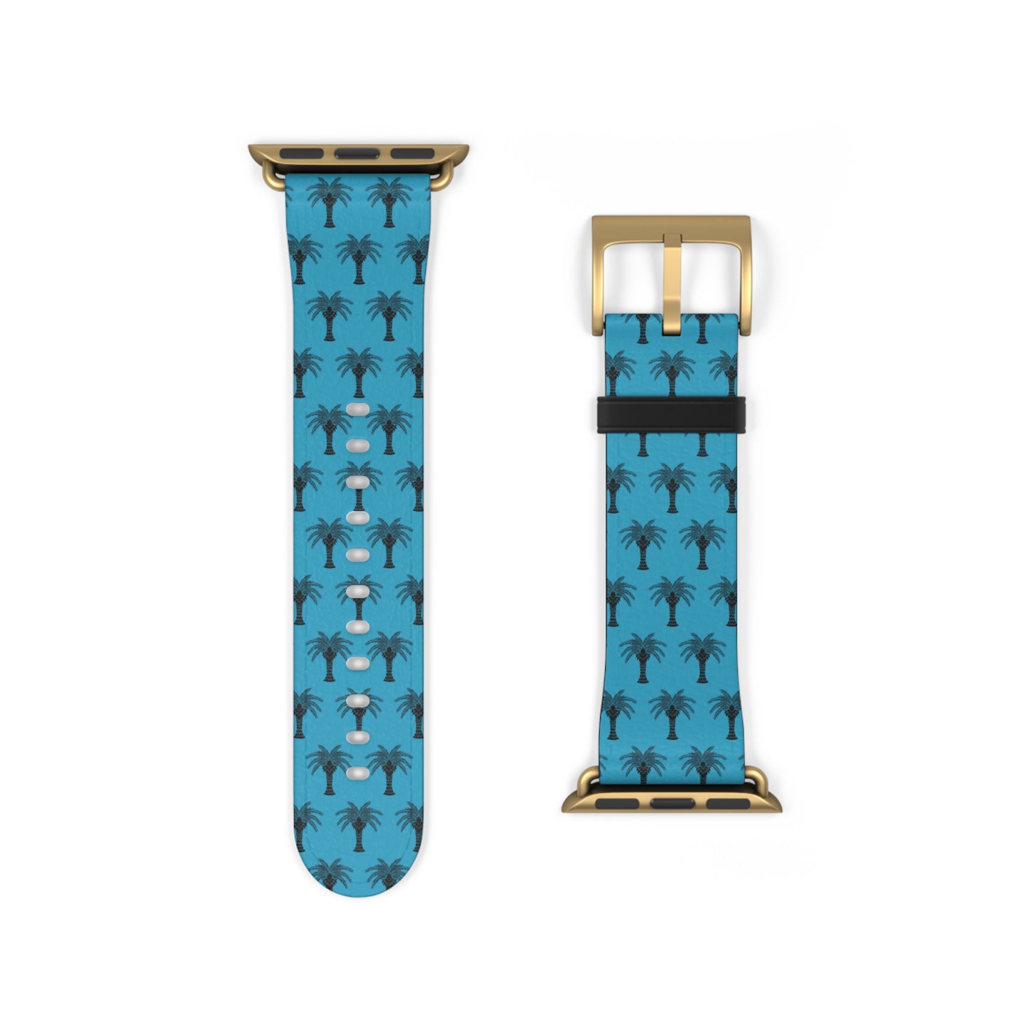 Apple Watch Band - Art Deco Palm, Repeat Turquoise